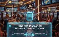 Casino dashboard with personalized game recommendations and tailored bonuses